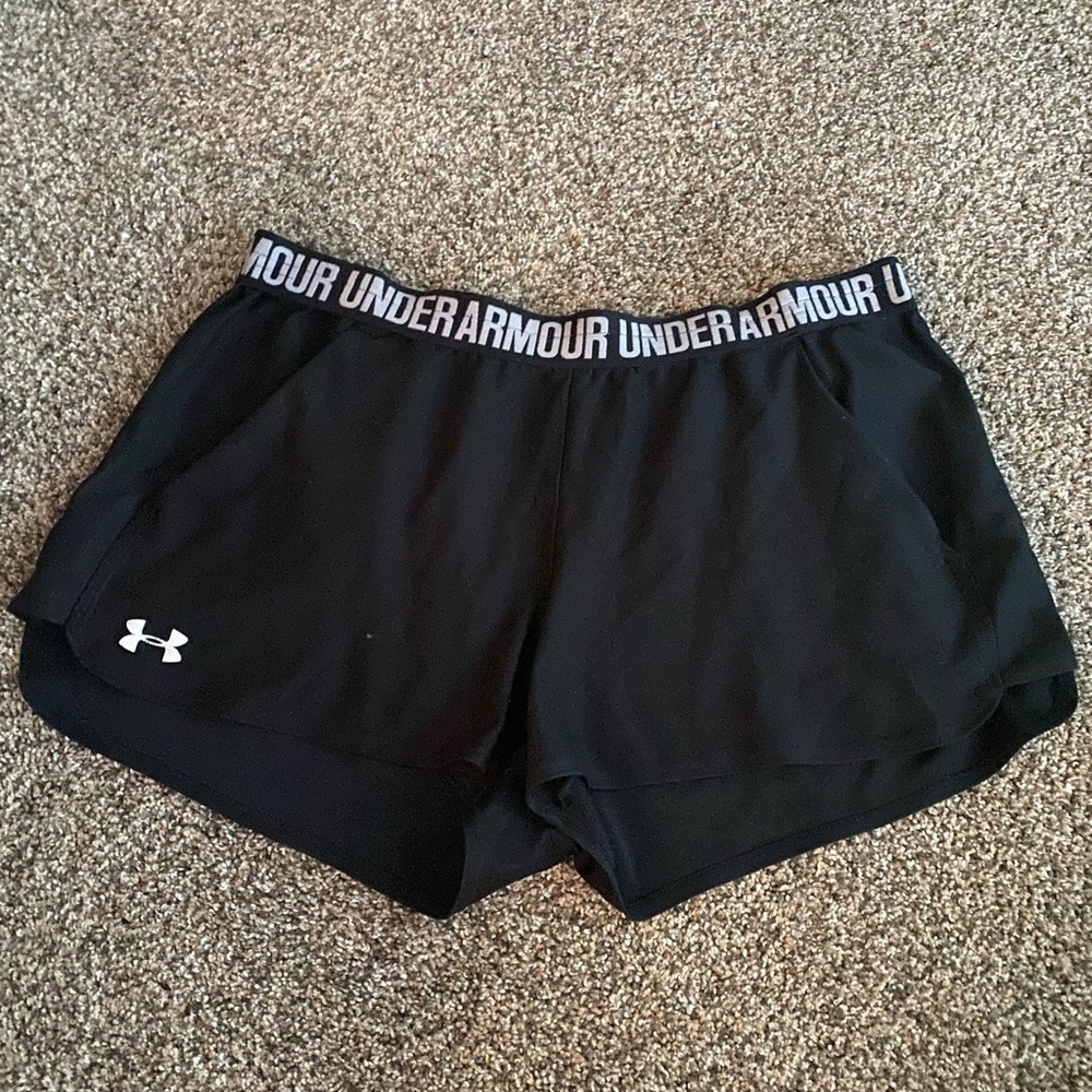 black under armor shorts